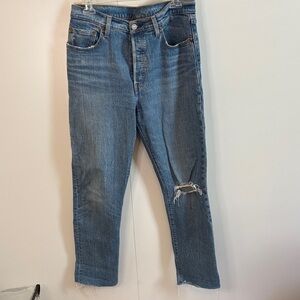 Levi's Women's Straight Leg Blue Jeans